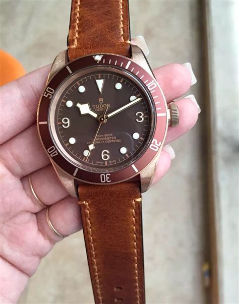 tudor black bay bronze replica review|tudor black bay bronze patina.